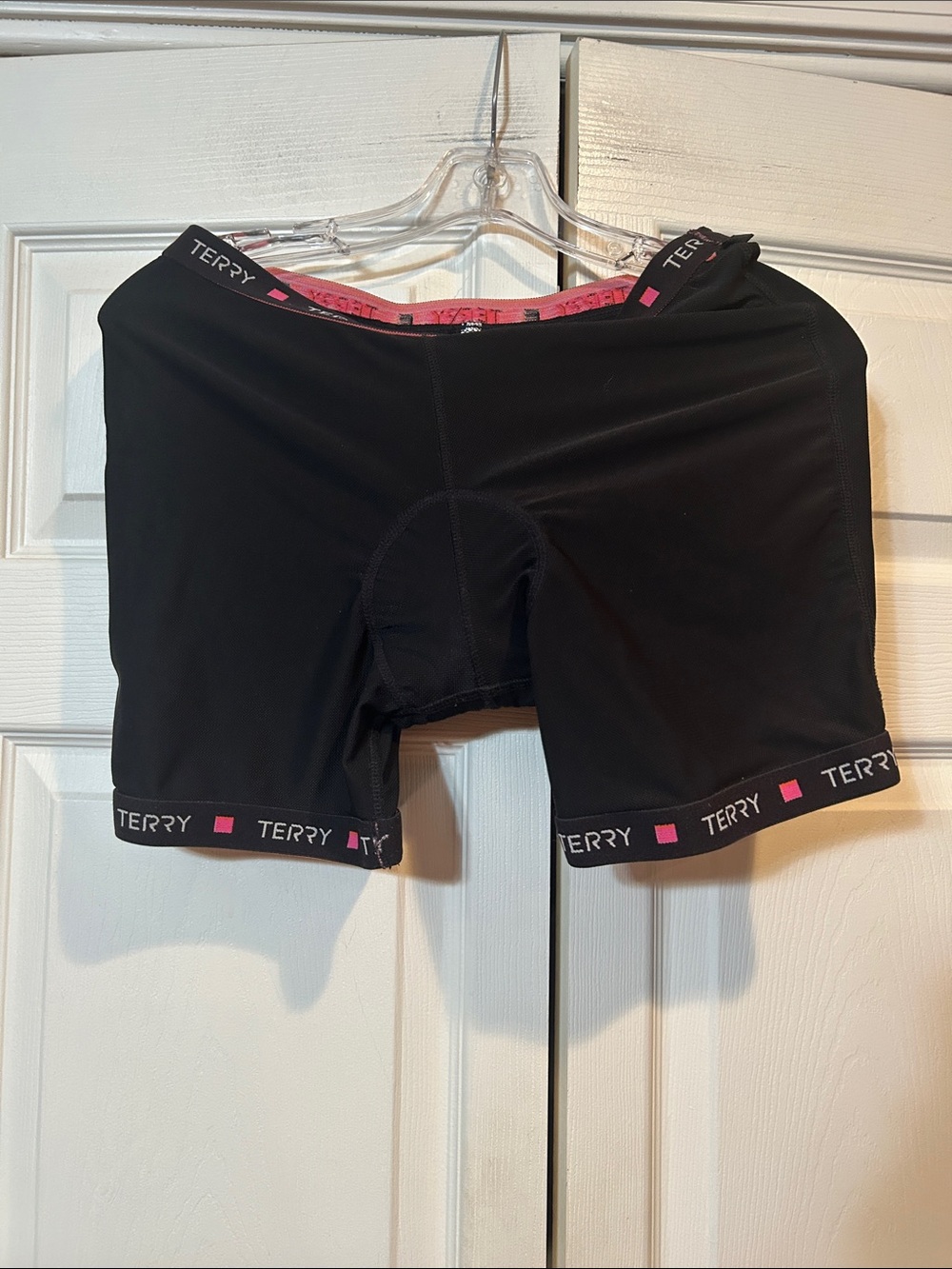 Terry Bicycles - Large - Black, Gray and Pink Padded Cycling Short